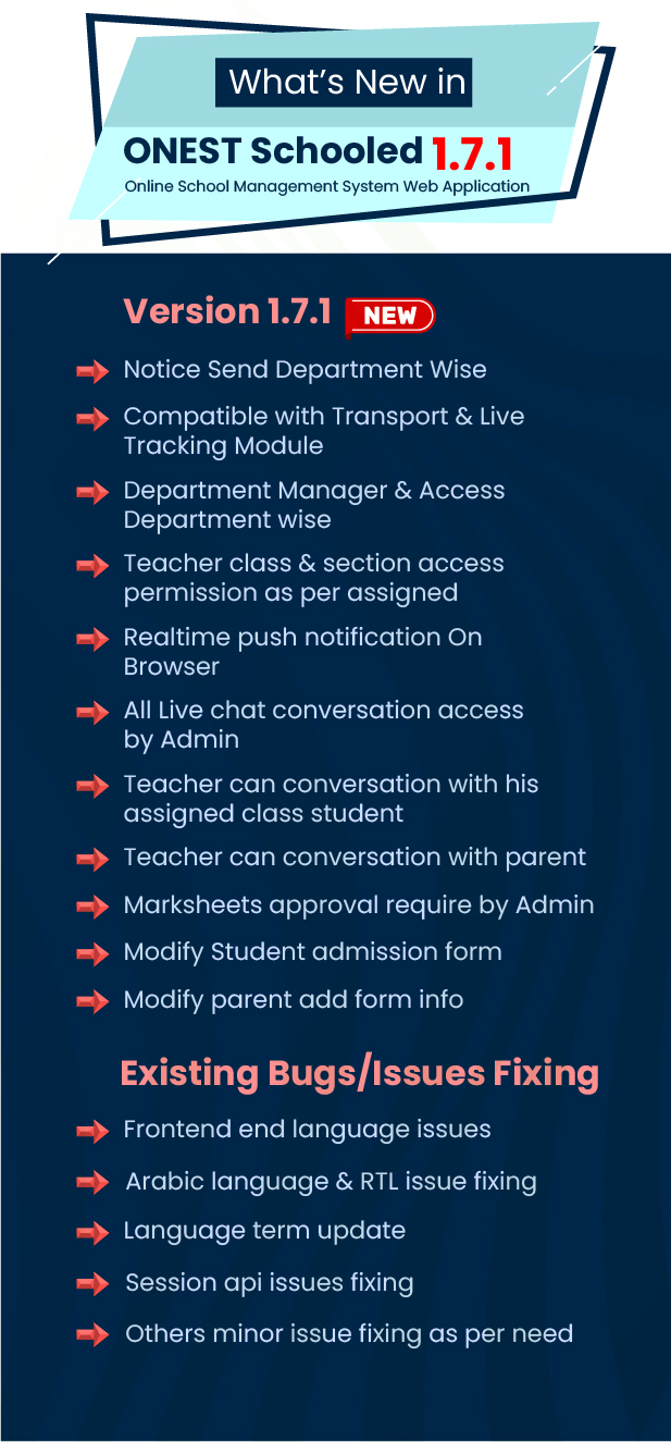 Onest Schooled - School Management System Laravel Script - 6