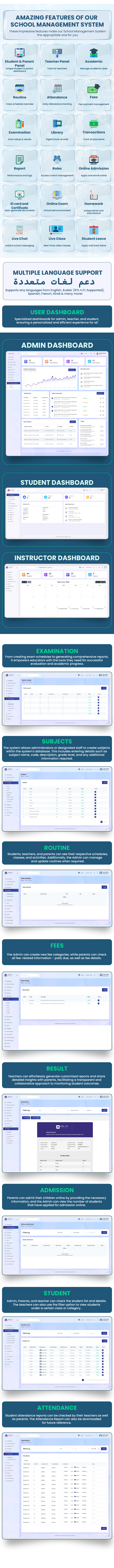 Onest Schooled - School Management System Laravel Script - 12