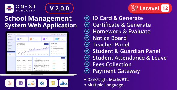 Onest Schooled-Study Material Addon For School Management System - 5